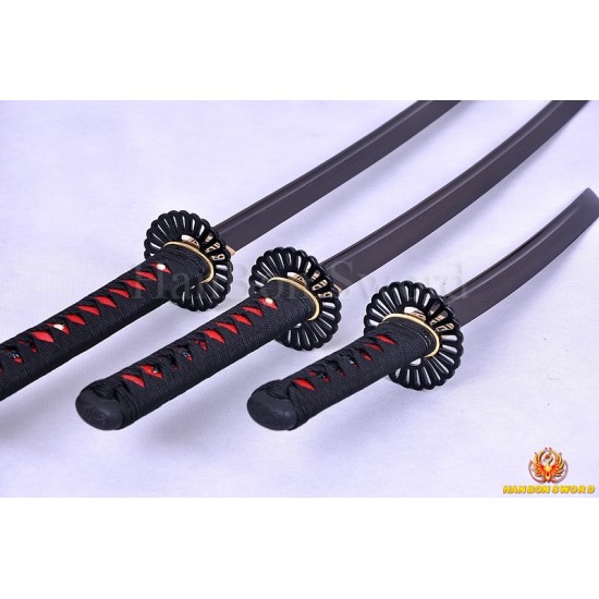 High Quality Japanese Sword Set KATANA WAKIZASHI TANTO
